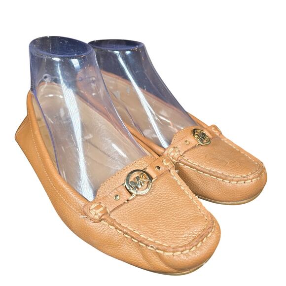 Michael Kors Tan Loafer Womens Size 7 Excellent Condition, Cushioned Insole - Picture 7 of 12